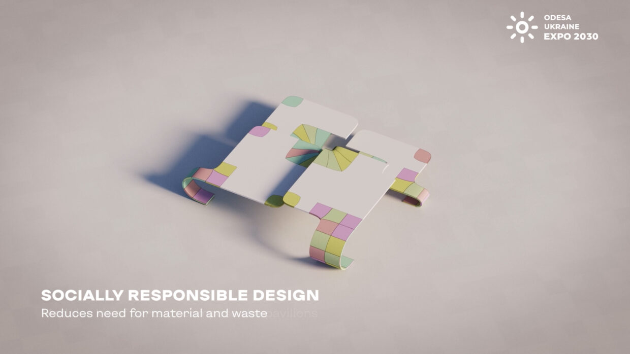 Design for a modular building.